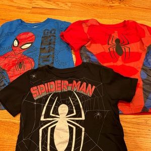 Spiderman T-shirt’s- Size 7